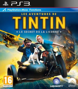 Jaquette les aventures de tintin le secret de la licorne playstation 3 ps3 cover avant g 1316439281